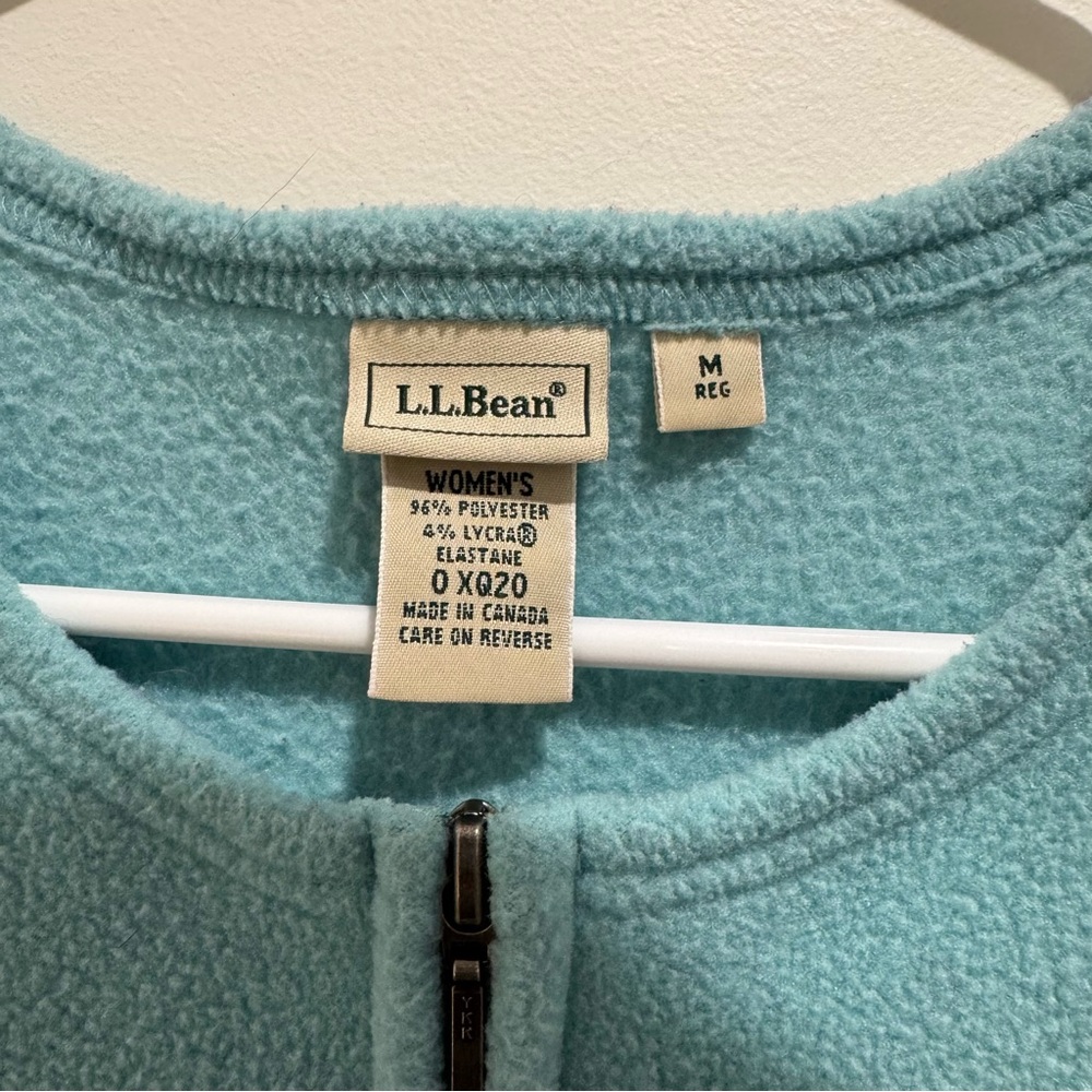 Vintage L.L. Bean Zip Front Fleece‎ Vest Women’s Medium - Picture 2 of 6